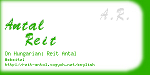 antal reit business card